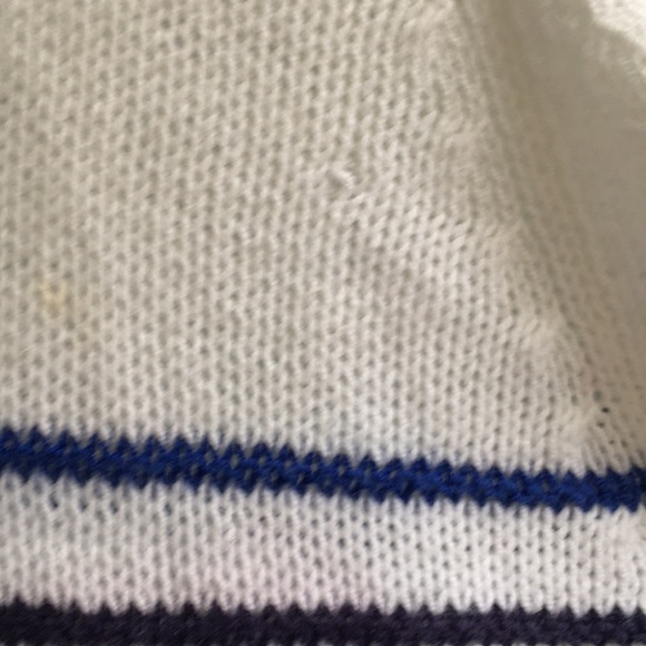 See By Chloe Oversized Cropped Knit Sweater Striped XL - Picture 11 of 12